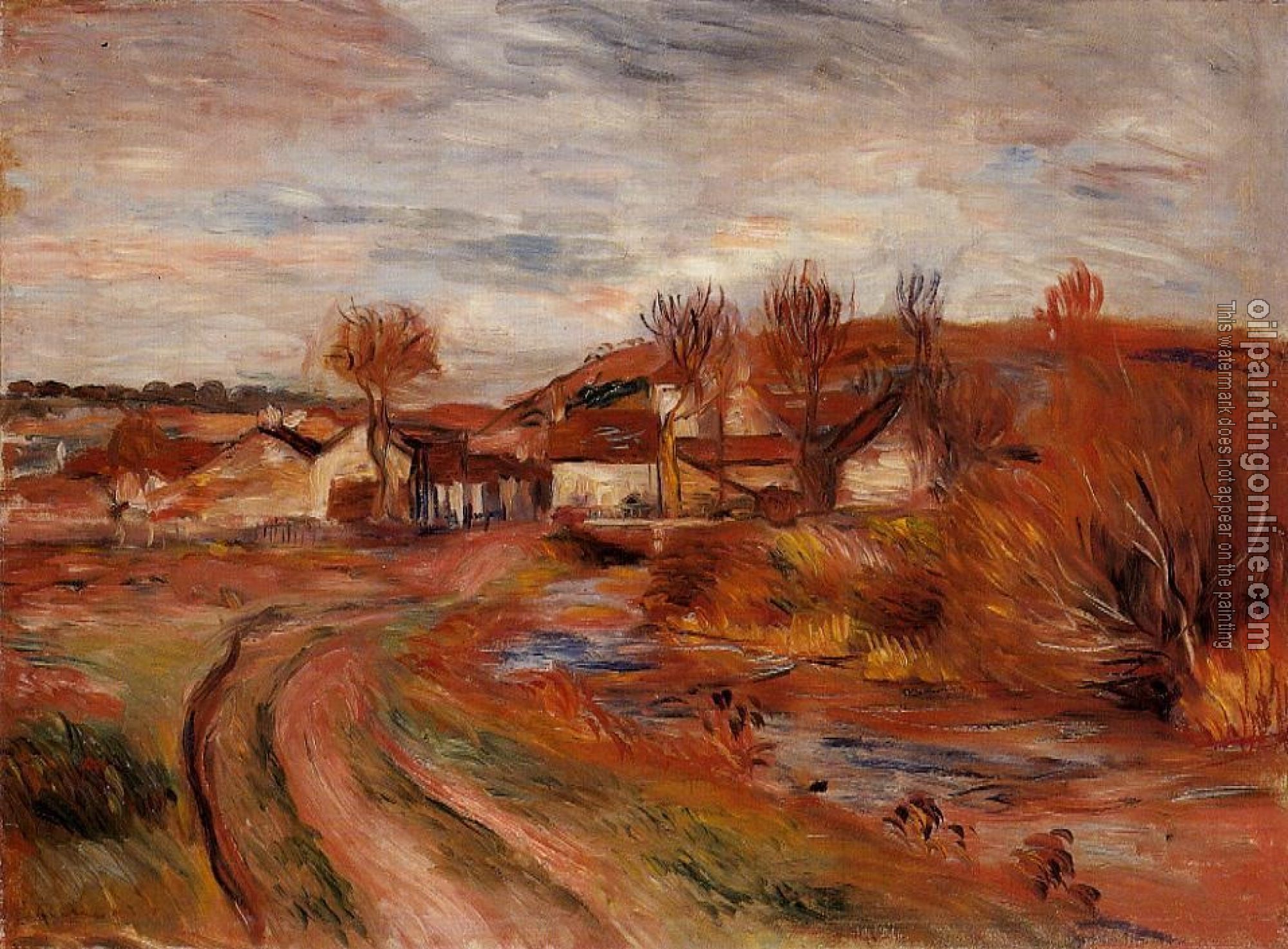 Renoir, Pierre Auguste - Landscape in Normandy